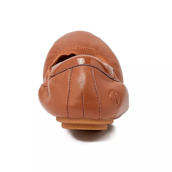 Lands end leather flats shoes Comfort Slip On Brown - Picture 4 of 7